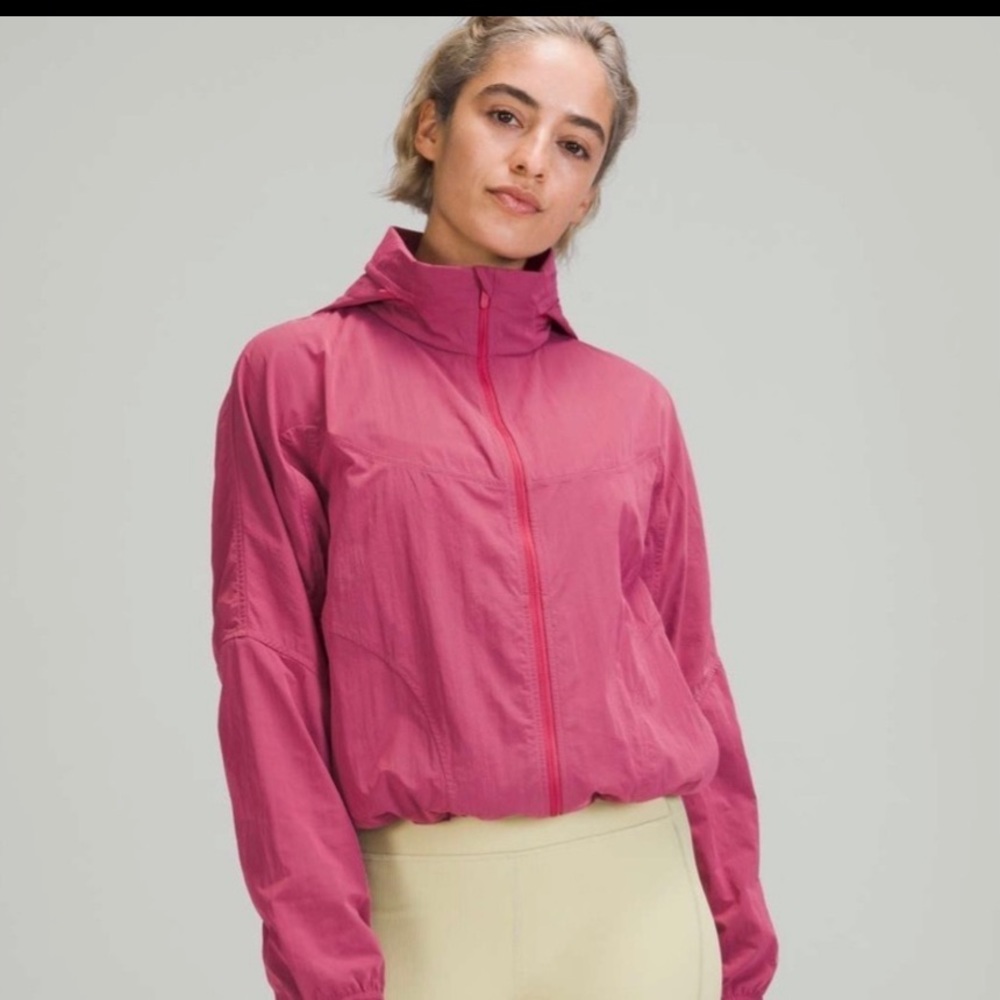 NWT lululemon light weighted jacket - pink lychee